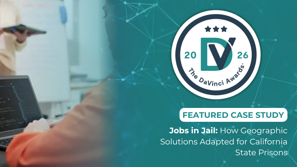 Geographic Solutions Featured in DaVinci Awards Case Study on Entry to Employment Network